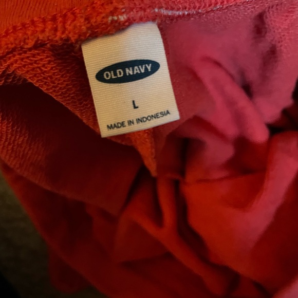 Old Navy Bright Salmon Women’s Large Comfy Drawstring Shorts - Picture 3 of 3